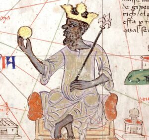 Mansa Musa in an old Catalan manuscript. Image source. wikipedia