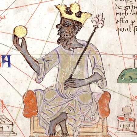 Mansa Musa in an old Catalan manuscript. Image source. wikipedia